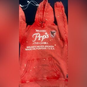 Red Graphic Hoodie